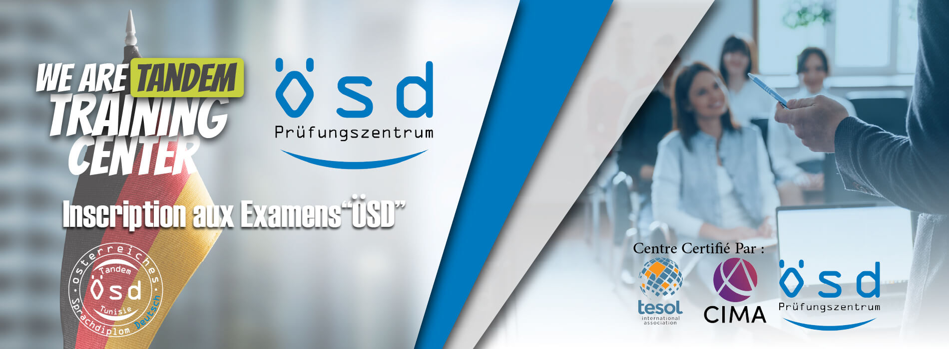 Inscrivez-vous aux examens OSD – Certification d’allemand reconnue